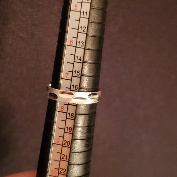 .925 Sterling Silver Vintage Inspired Band Size7.5 - Picture 8 of 8